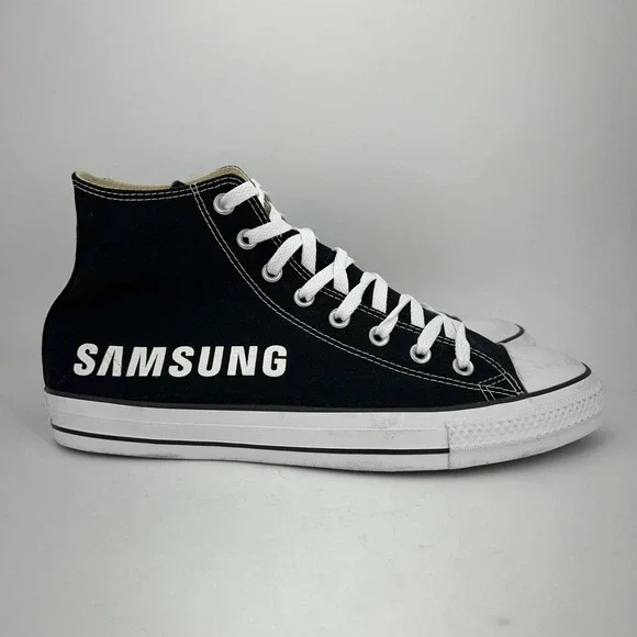 Converse Chuck Taylor All Star Shoes Mens Size 10.5 Samsung Company High Top - Picture 5 of 13